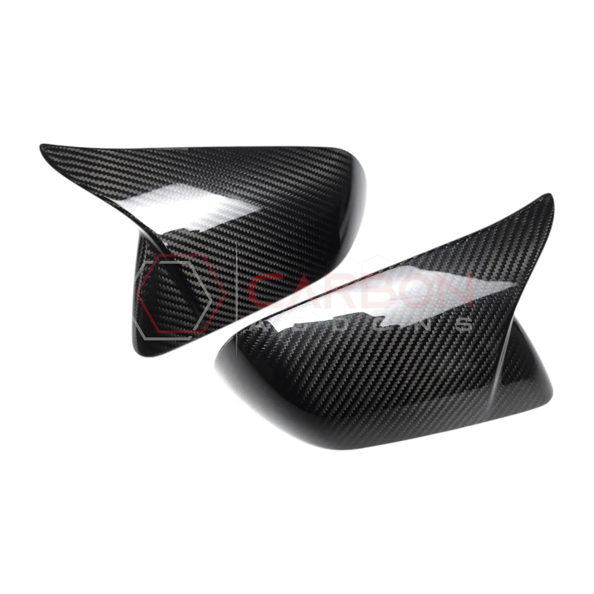 2024+ S650 Mustang M Style Carbon Fiber Exterior Side Mirror Cover