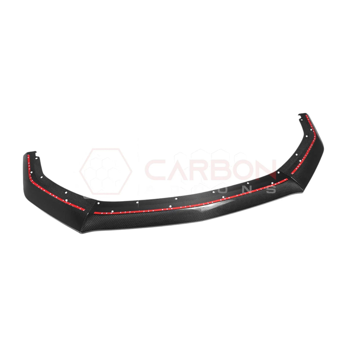 2024+ Mustang GT Ecoboost Carbon Fiber Front Bumper Lip Splitter Extensions | 3pcs
