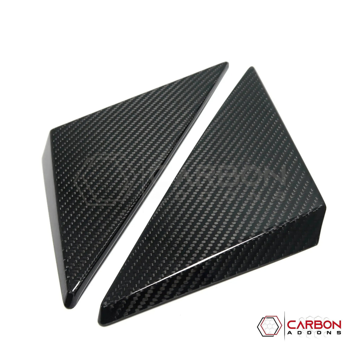 C8 Corvette 2020+ Real Carbon Fiber A-Pillar Exterior Trim Cover