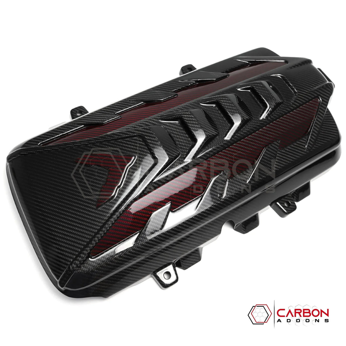 C8 Corvette Stingray Carbon Fiber Engine Cover | Direct OEM Replacement (2020–2024)
