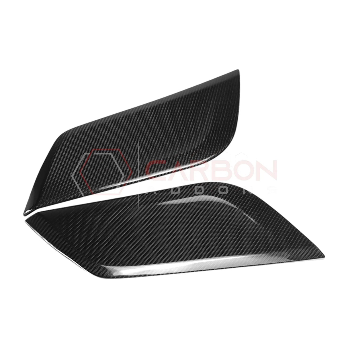 2024+ S650 Mustang Real Carbon Fiber Center Console Side Trim Covers