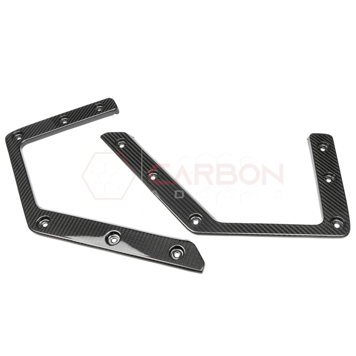 2021–2025 Ford Bronco Front Door Storage Pocket Net Carbon Fiber Frame | Direct Replacement