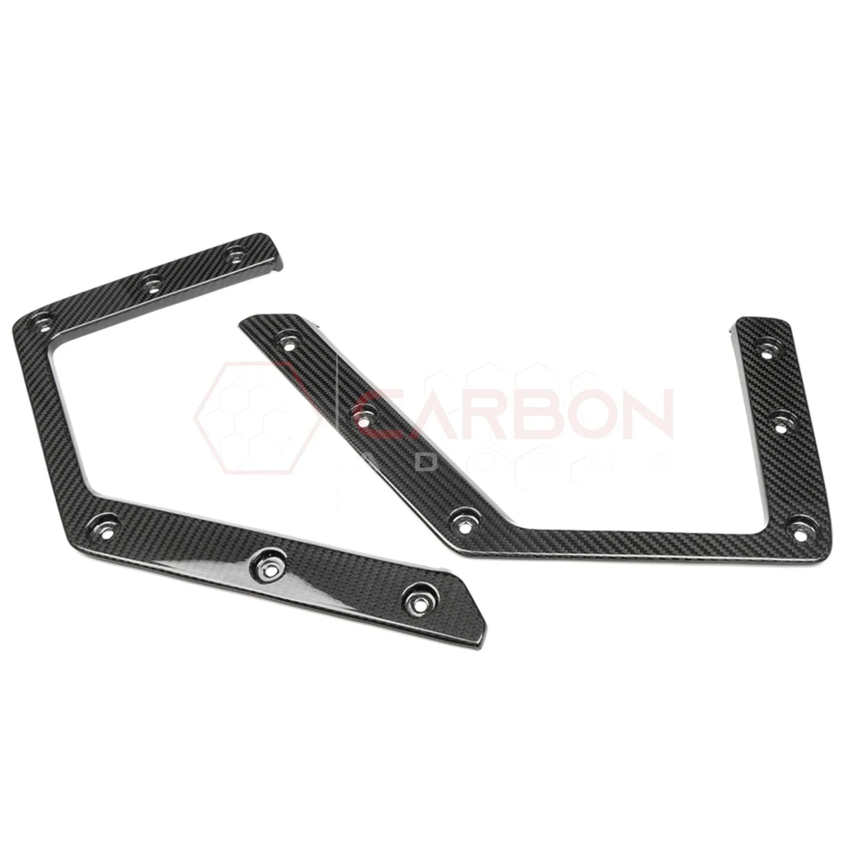 Real Carbon Fiber Front Door Storage Pocket Net Frame For 2021–2025 Ford Bronco | Direct Replacement