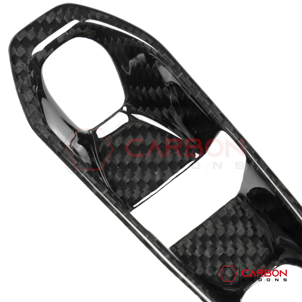 2026+ C8 Corvette Gear Selector Inner Frame Real Carbon Fiber Trim Cover