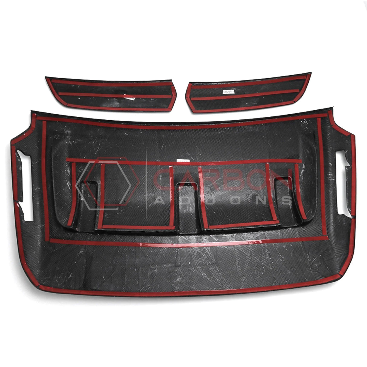 2021-Up Ford F-150 Raptor Carbon Fiber Hood Vent Cover | V6