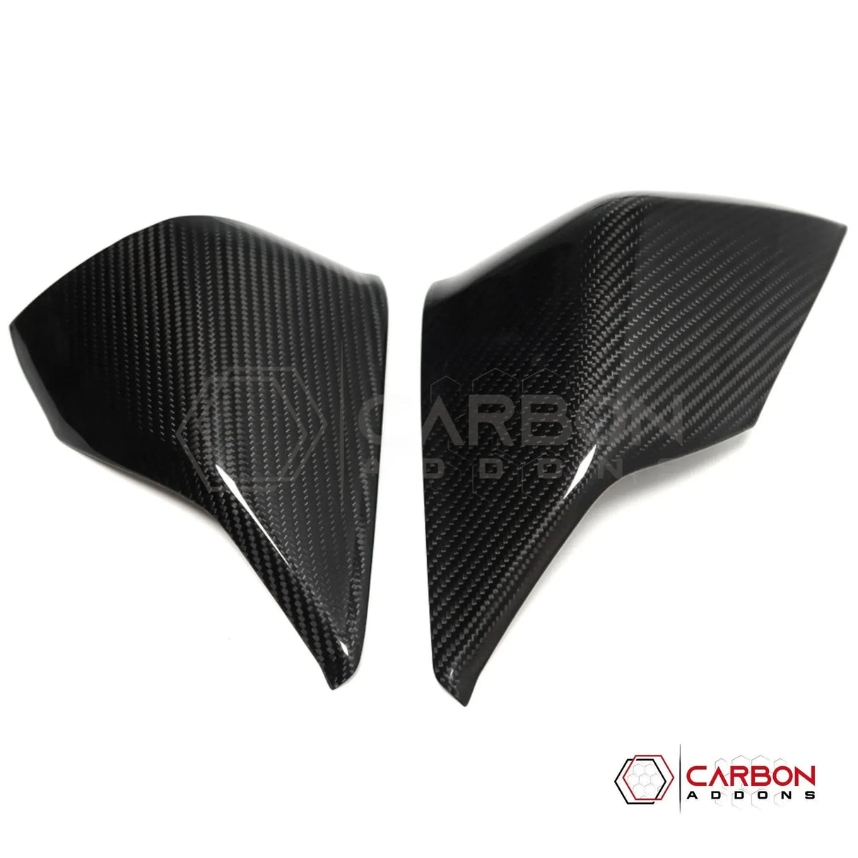 C8 Corvette Real Carbon Fiber Gauge Cluster Upper Dashboard HUD Side Covers | Interior Upgrade (2020–2026)