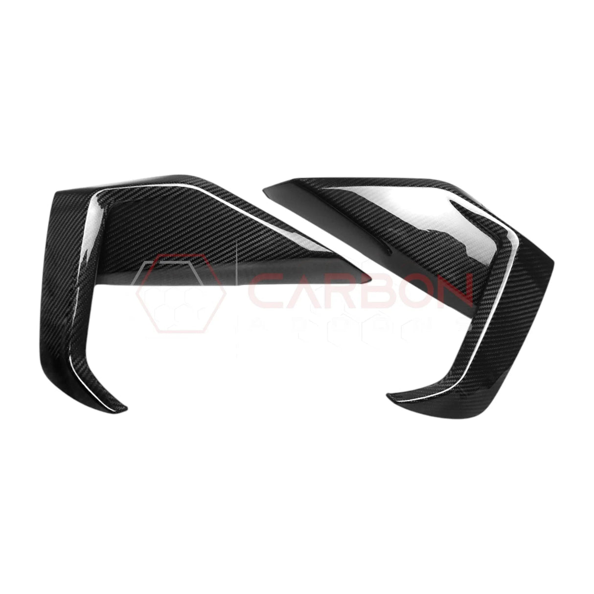 2024+ S650 Mustang GT Real Carbon Fiber Lower Side Grill Trim Cover