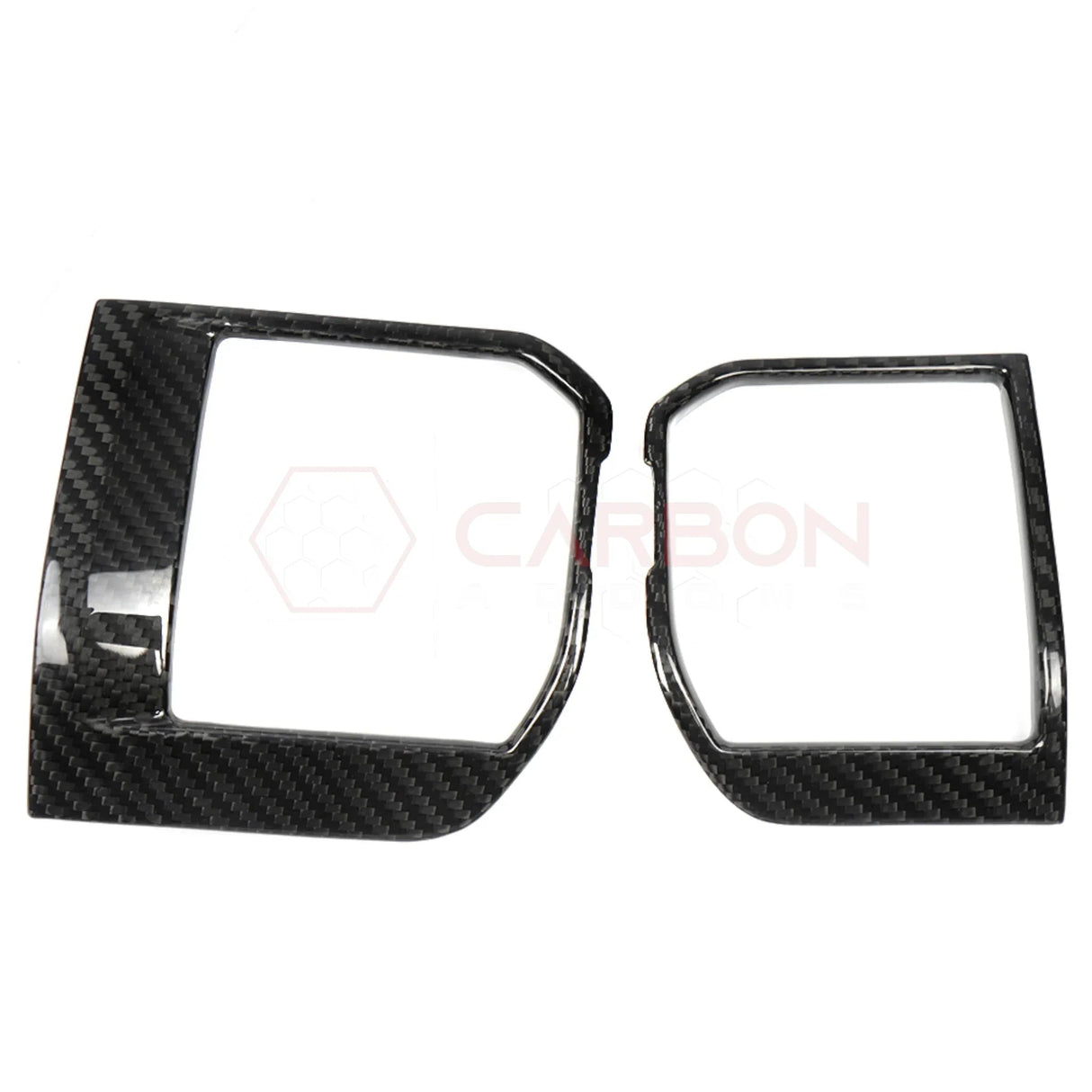 2021–Up Ford F-150 Carbon Fiber Dashboard AC Vent Trim Covers – 2pcs Set