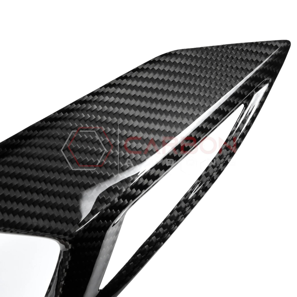 C8 Corvette Rear Taillight Side Lamp Frame Cover – Real Dry Carbon Fiber (2020–2025 Stingray, Z51, Z06, HTC & Coupe)