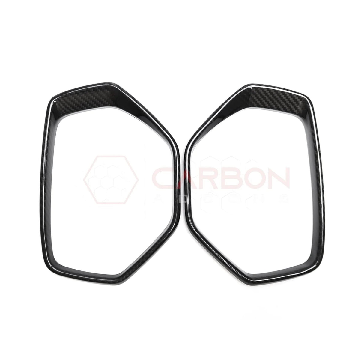 C8 Corvette Carbon Fiber Side Mirror Front Trim Cover (2020-2026)