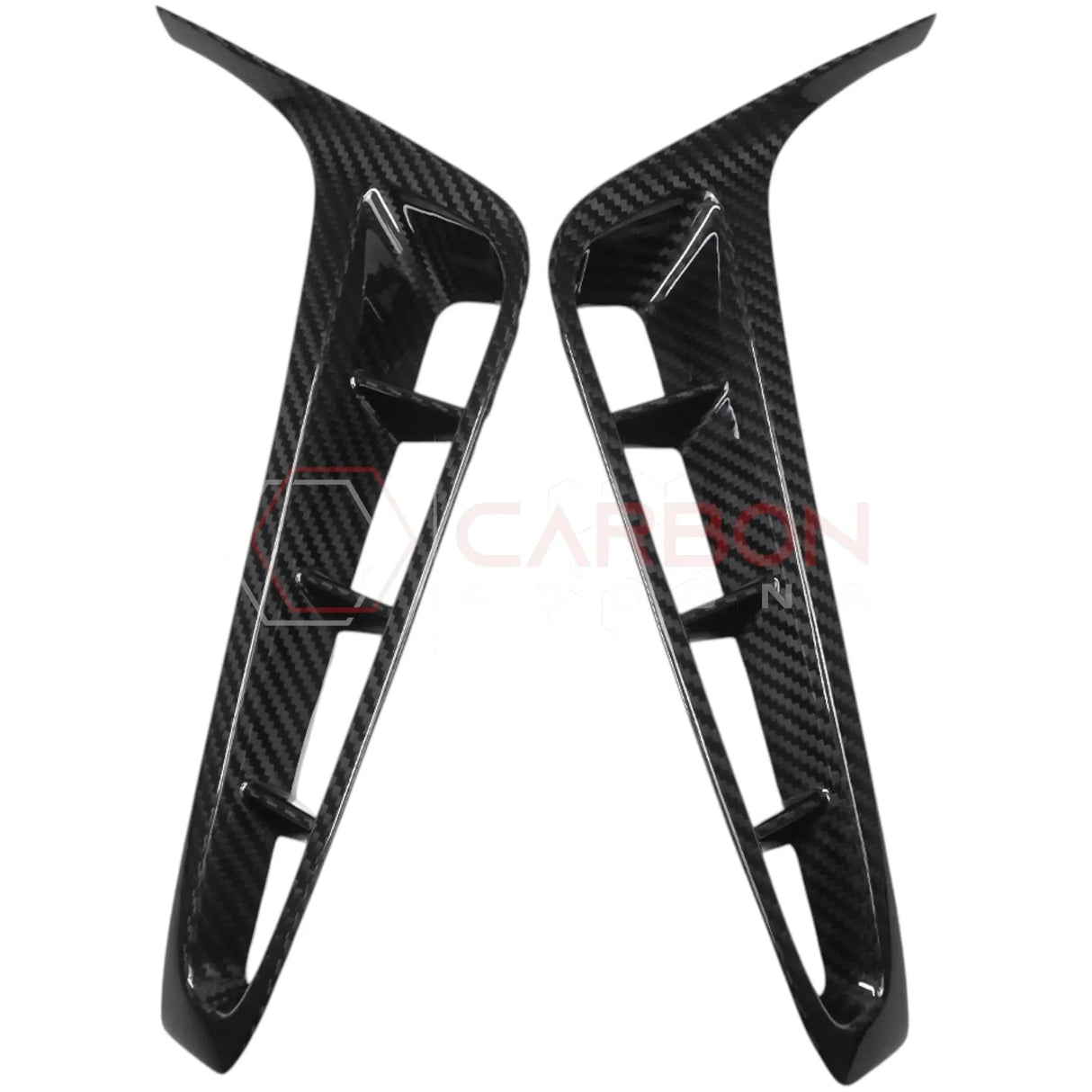 C8 Corvette Z06/ERay Carbon Fiber Rear Bumper Side Vent Cover