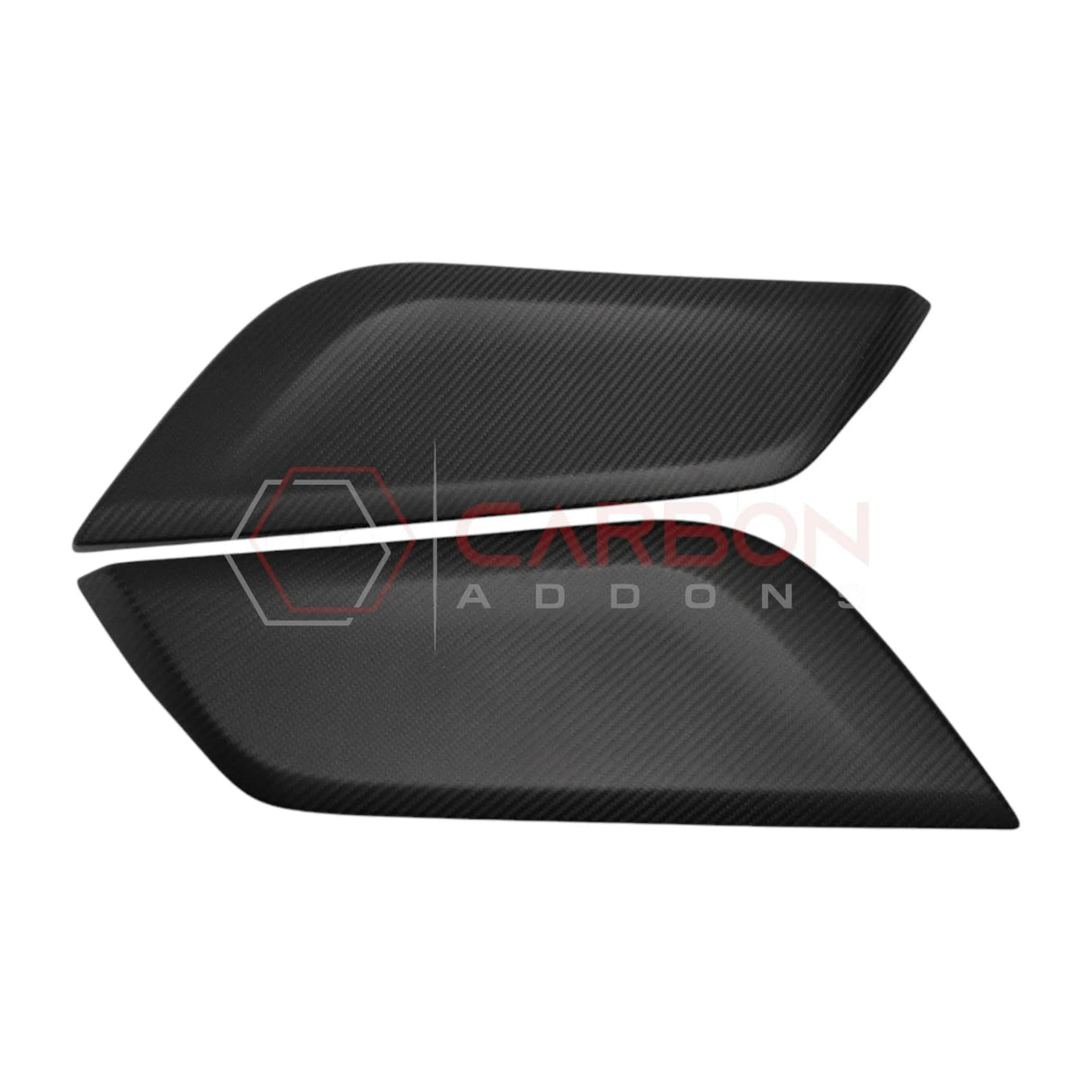 2024+ S650 Mustang Real Carbon Fiber Center Console Side Trim Covers