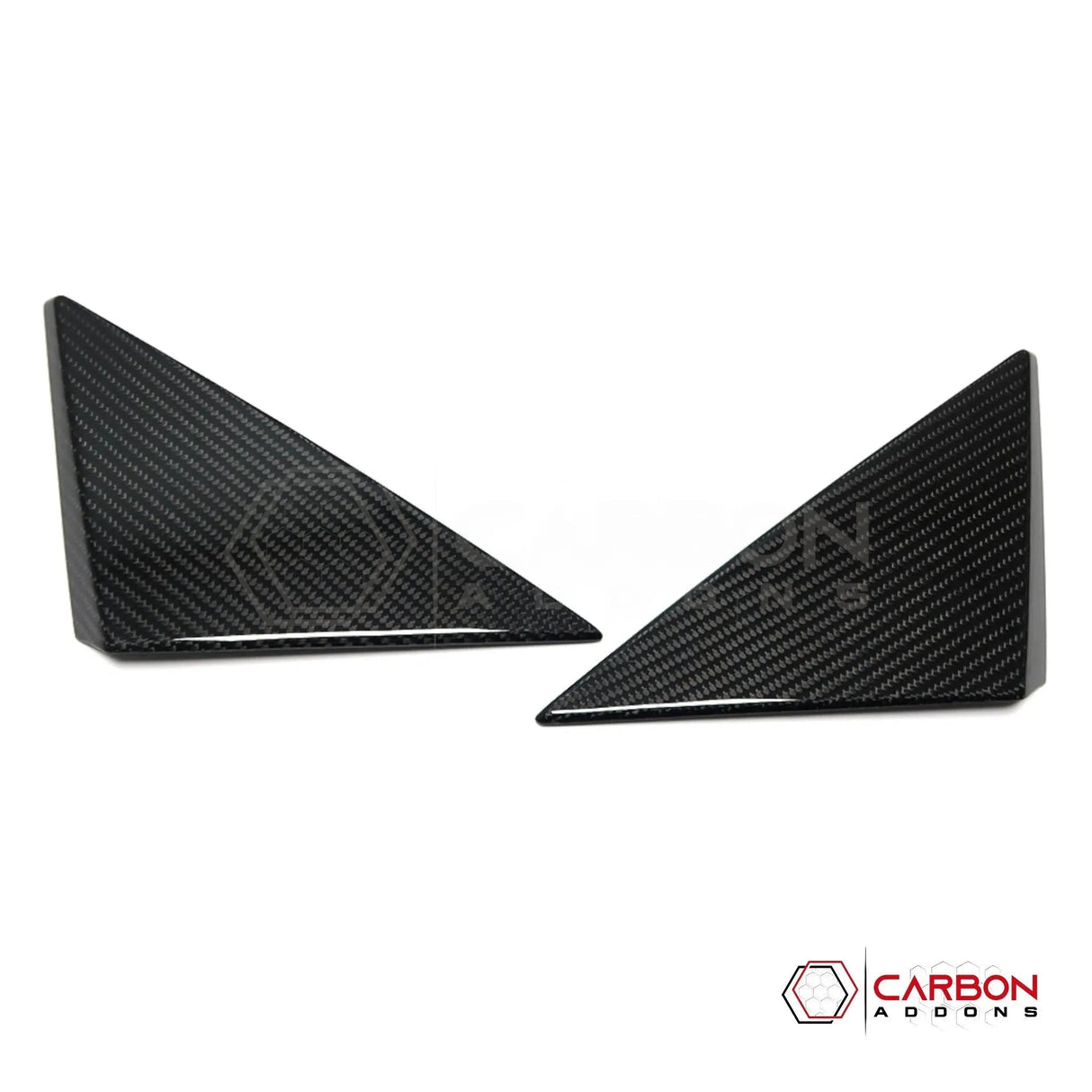 C8 Corvette 2020+ Real Carbon Fiber A-Pillar Exterior Trim Cover