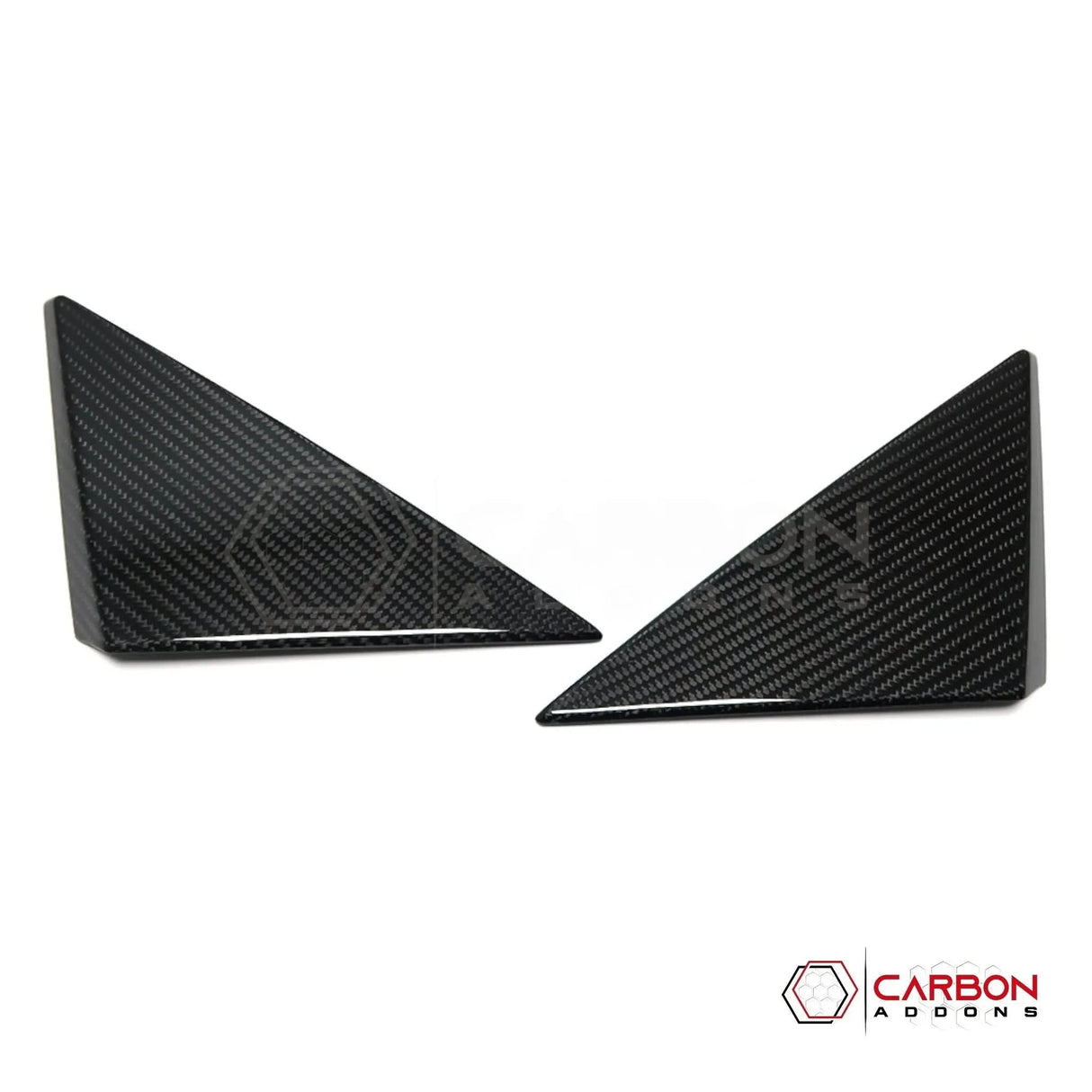 C8 Corvette 2020+ Real Carbon Fiber A-Pillar Exterior Trim Cover