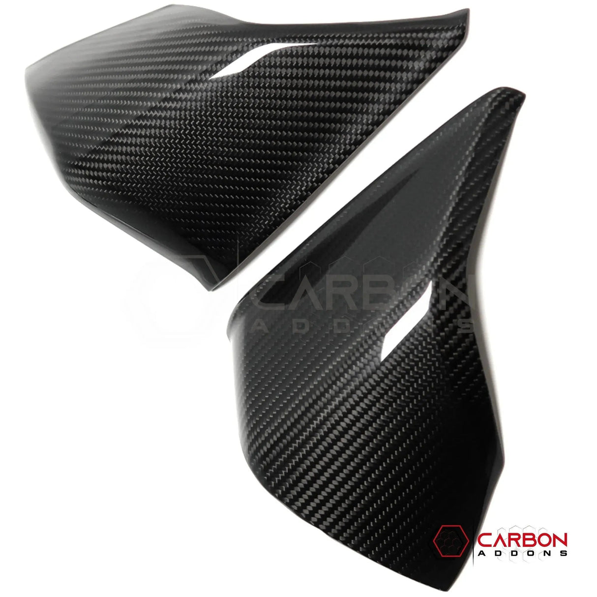 C8 Corvette Real Carbon Fiber Gauge Cluster Upper Dashboard HUD Side Covers | Interior Upgrade (2020–2026)