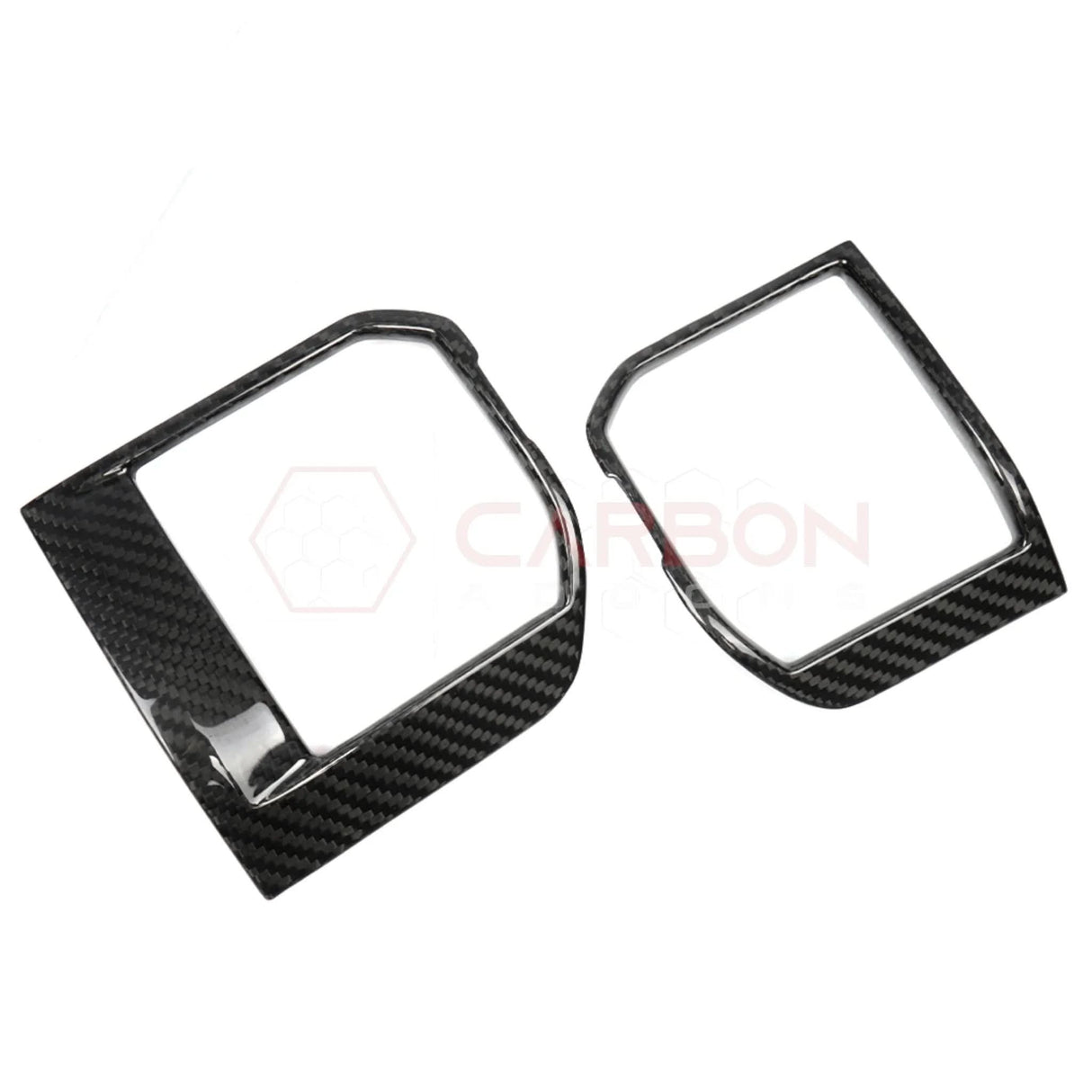 2021–Up Ford F-150 Carbon Fiber Dashboard AC Vent Trim Covers – 2pcs Set