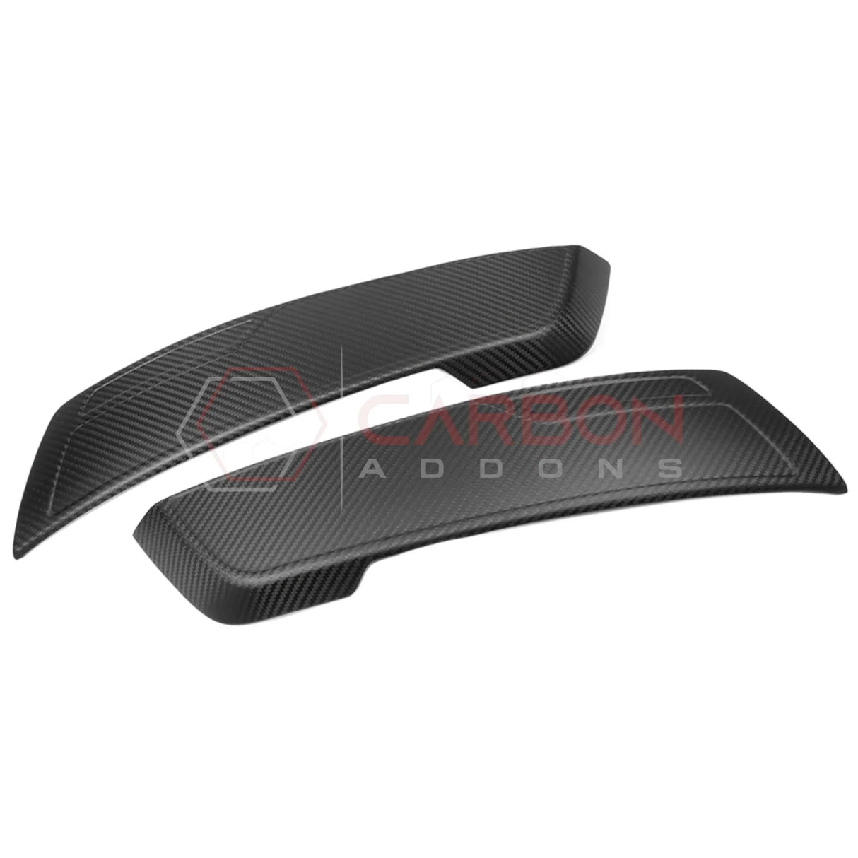 2021–2024 Ford Bronco Raptor Rear Wheel Fender Flare Real Carbon Fiber Trim Insert