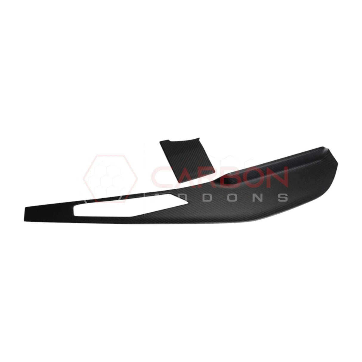 2024+ S650 Mustang Real Carbon Fiber Behind Screen Top Dash Trim Cover