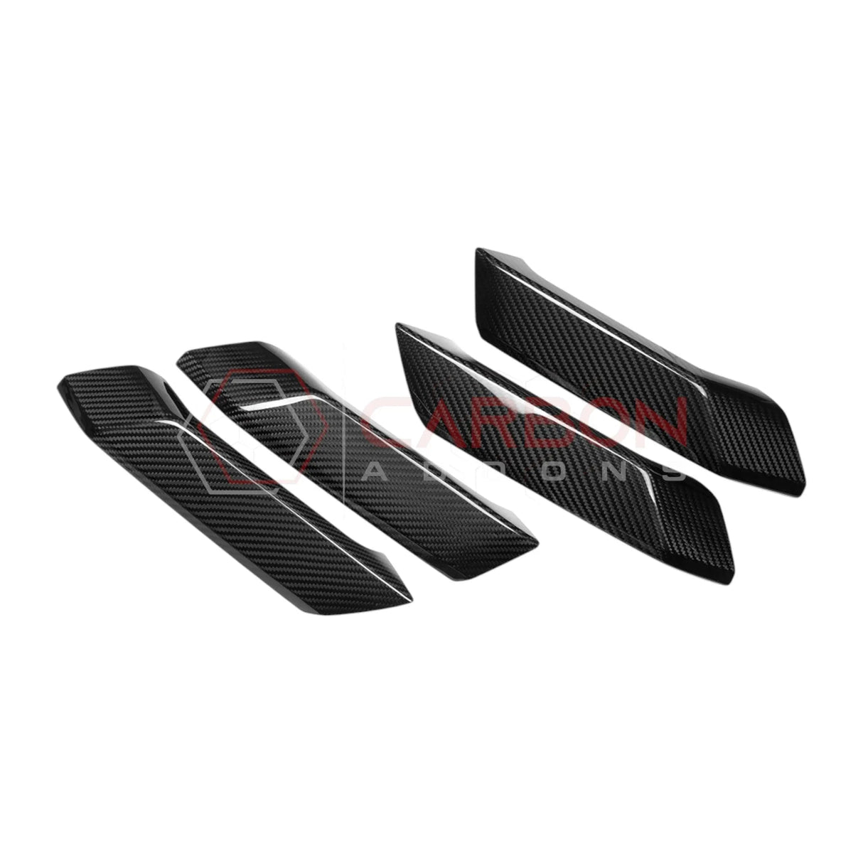 2021+ Bronco Real Carbon Fiber Interior Lower Door Handle Trim Covers