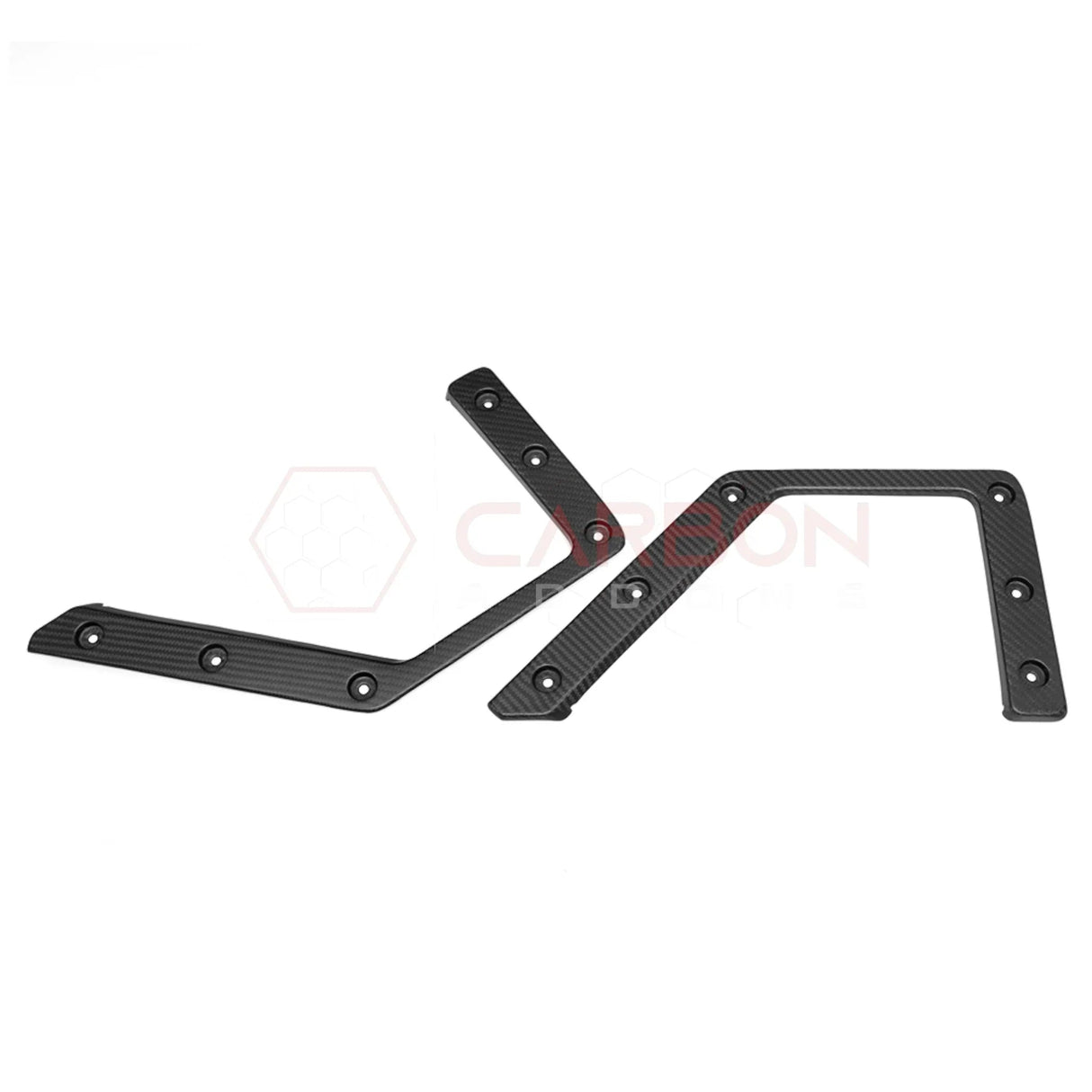 2021–2025 Ford Bronco Front Door Storage Pocket Net Carbon Fiber Frame | Direct Replacement