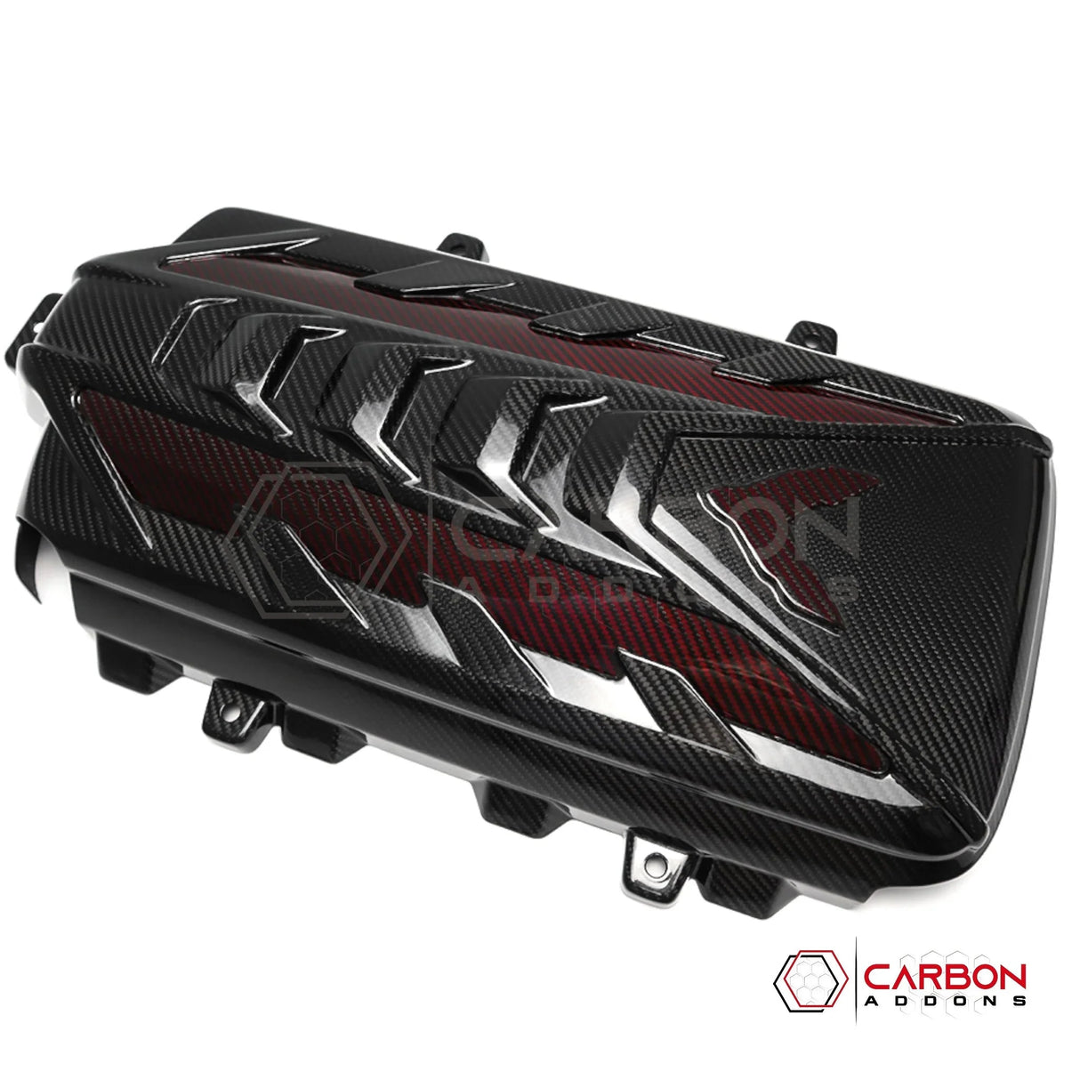 C8 Corvette Stingray Carbon Fiber Engine Cover | Direct OEM Replacement (2020–2024)