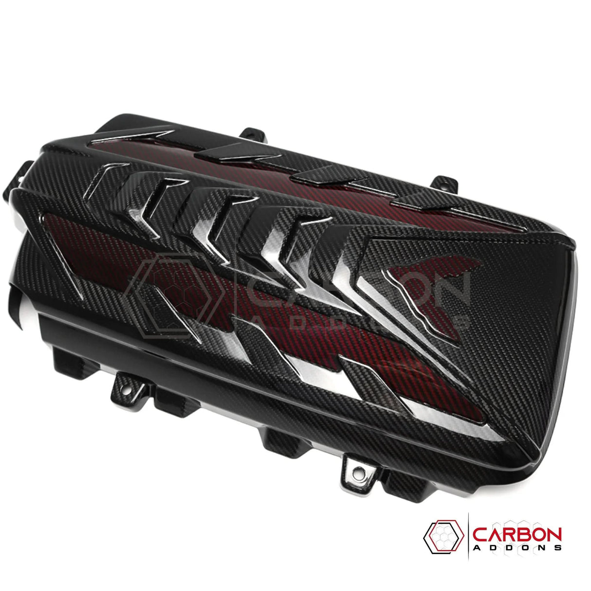 C8 Corvette Stingray Carbon Fiber Engine Cover | Direct OEM Replacement (2020–2026)