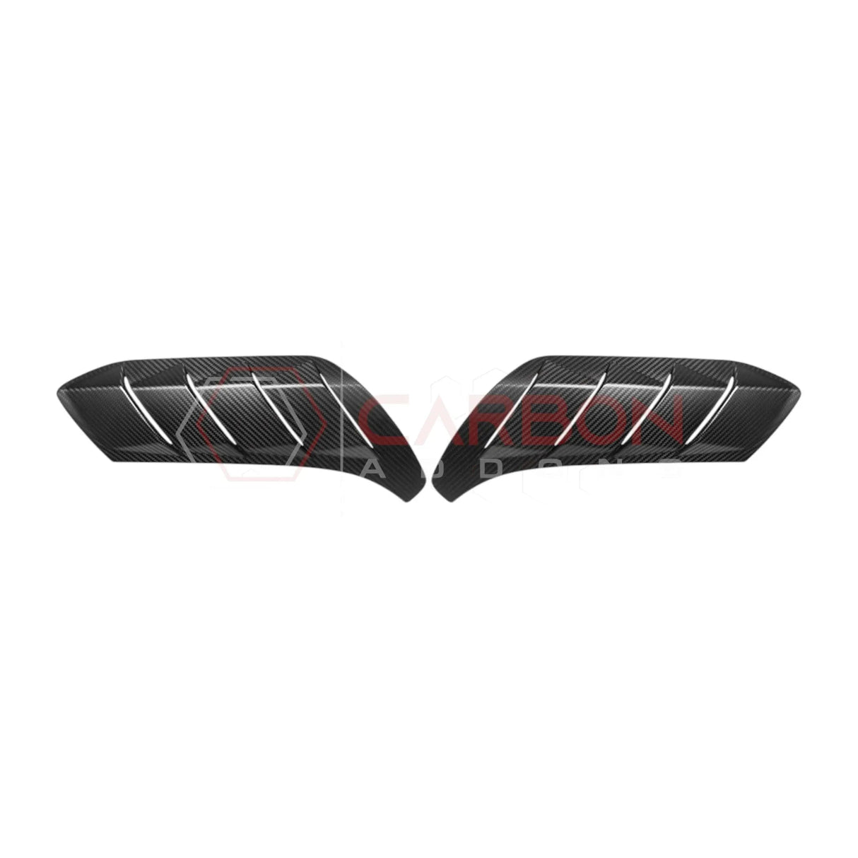 2021+ Bronco Raptor Real Carbon Fiber Fender Vent Trim Covers