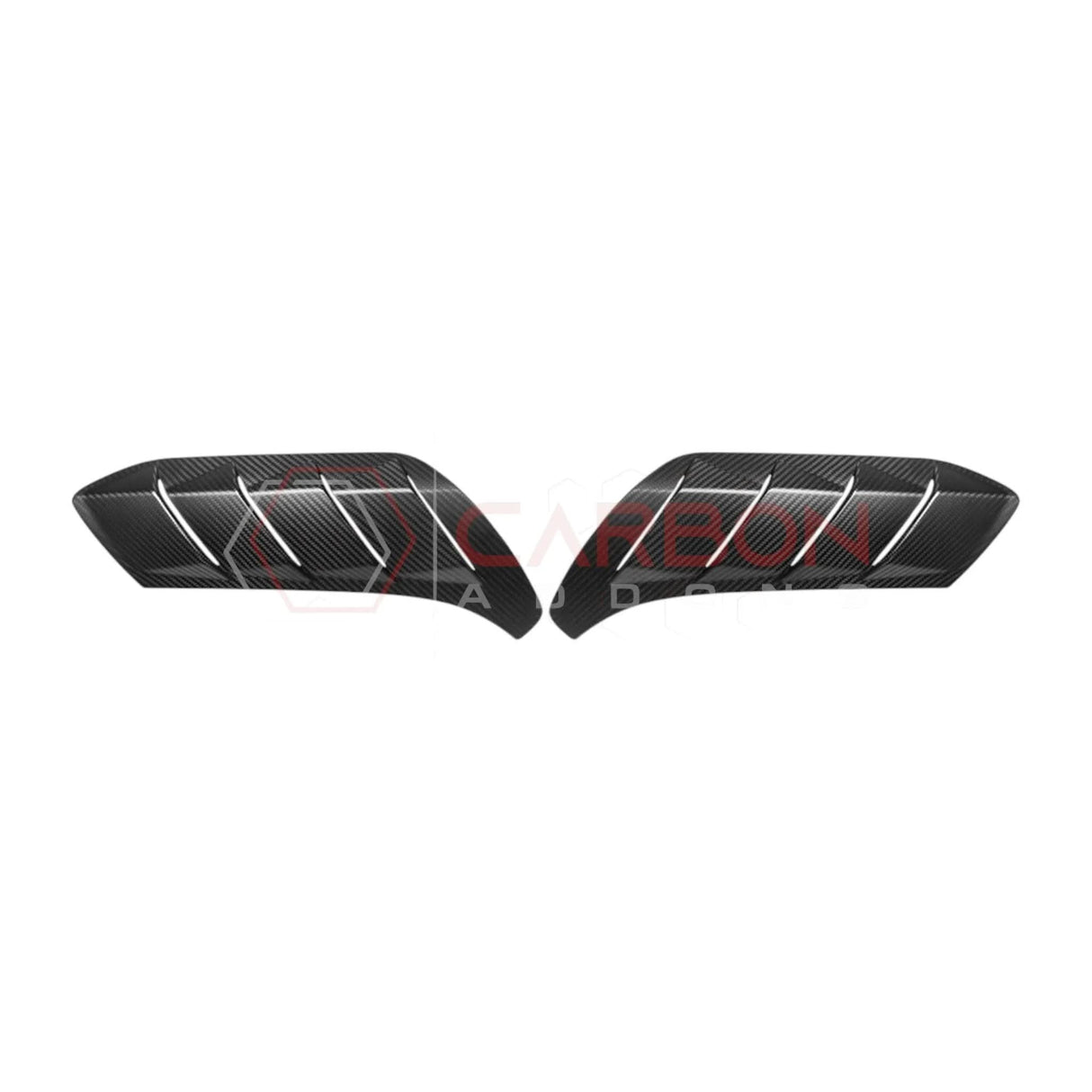 2021+ Bronco Raptor Real Carbon Fiber Fender Vent Trim Covers