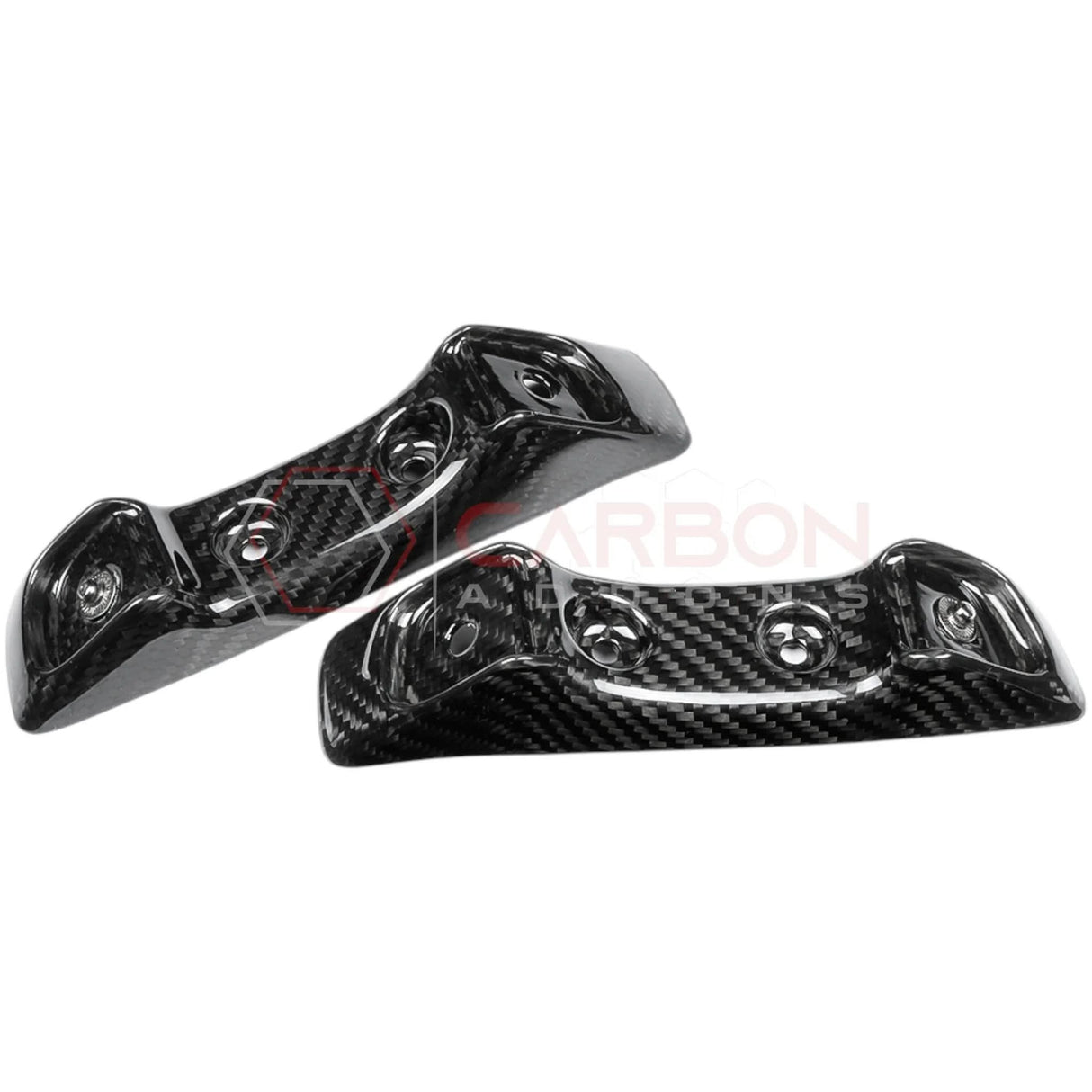 C8 Corvette Real Carbon Fiber Seat Belt Holder Buckle Replacements | GT2 & Competition Sport Seats (2020–Present)