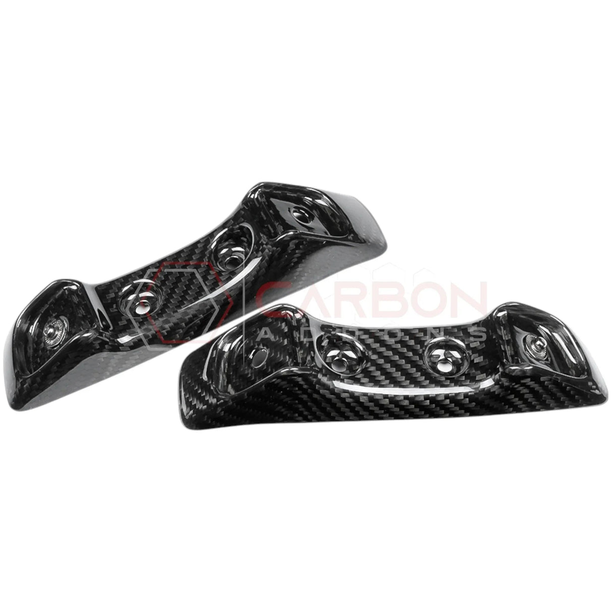 C8 Corvette Real Carbon Fiber Seat Belt Holder Buckle Replacements | GT2 & Competition Sport Seats (2020–Present)