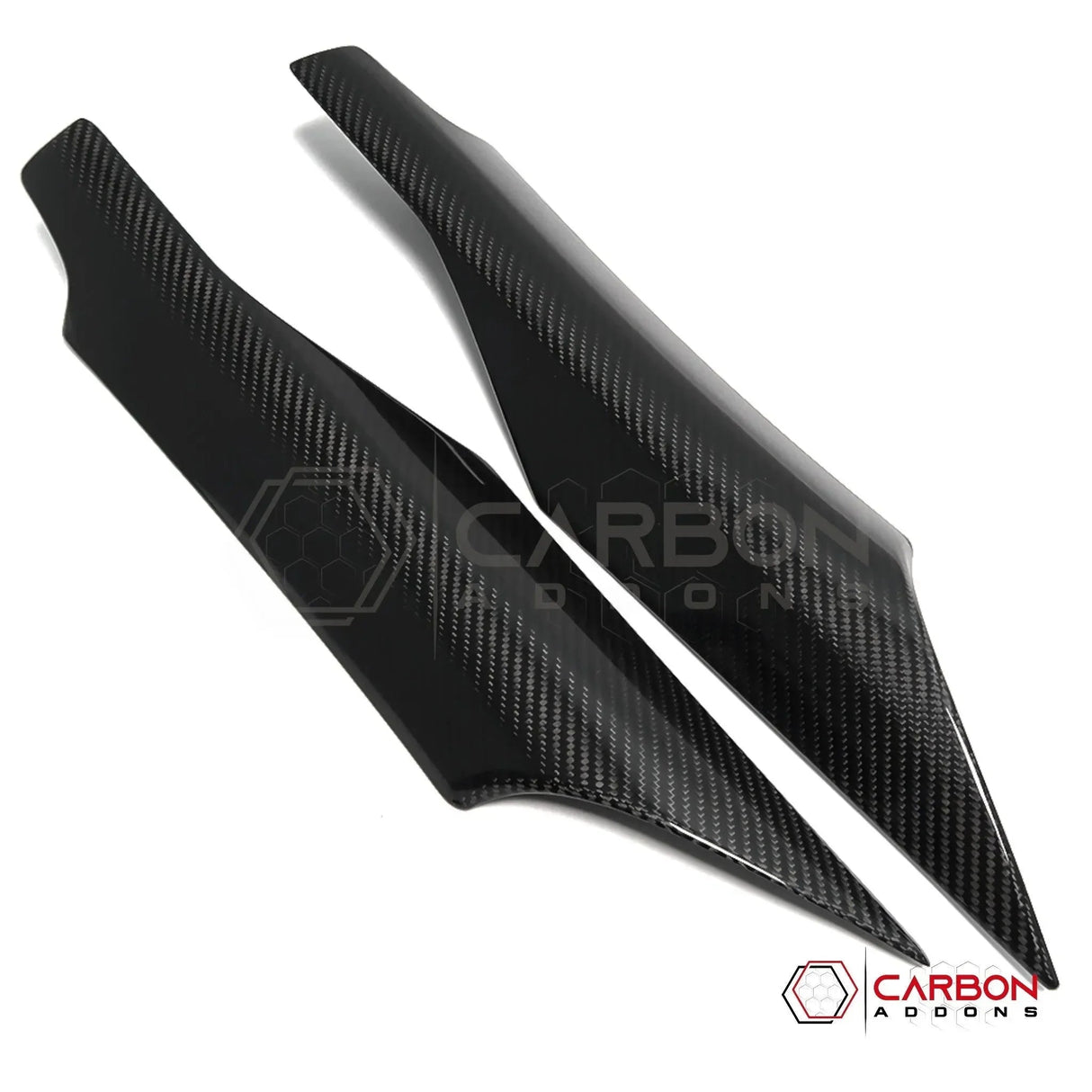 C8 Corvette Real Carbon Fiber Door Speaker Upper Trim Covers | Interior Upgrade (2020–2026)