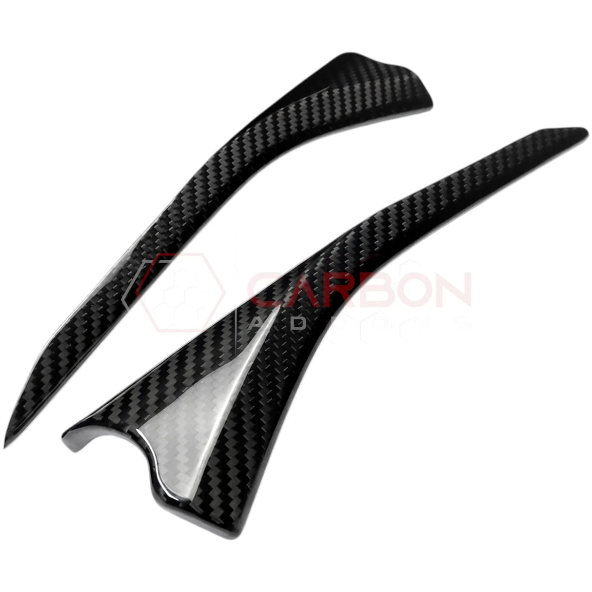C8 Corvette Real Carbon Fiber Door Panel Upper Trim Covers(2020-2025)