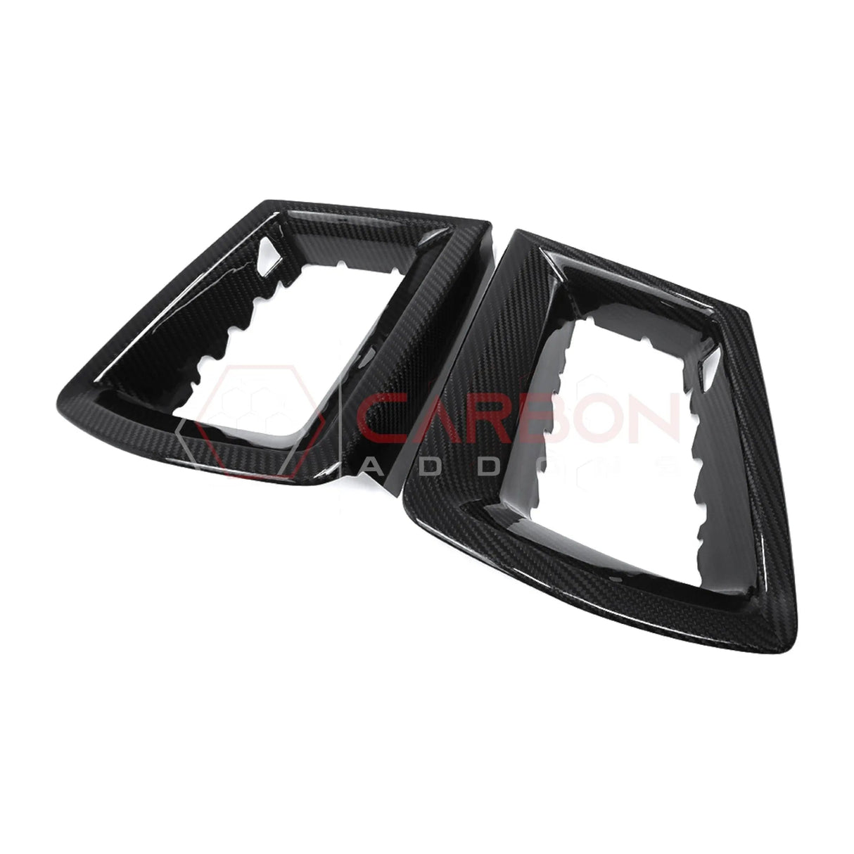 2024+ S650 Mustang GT Real Carbon Fiber Grill Insert Covers