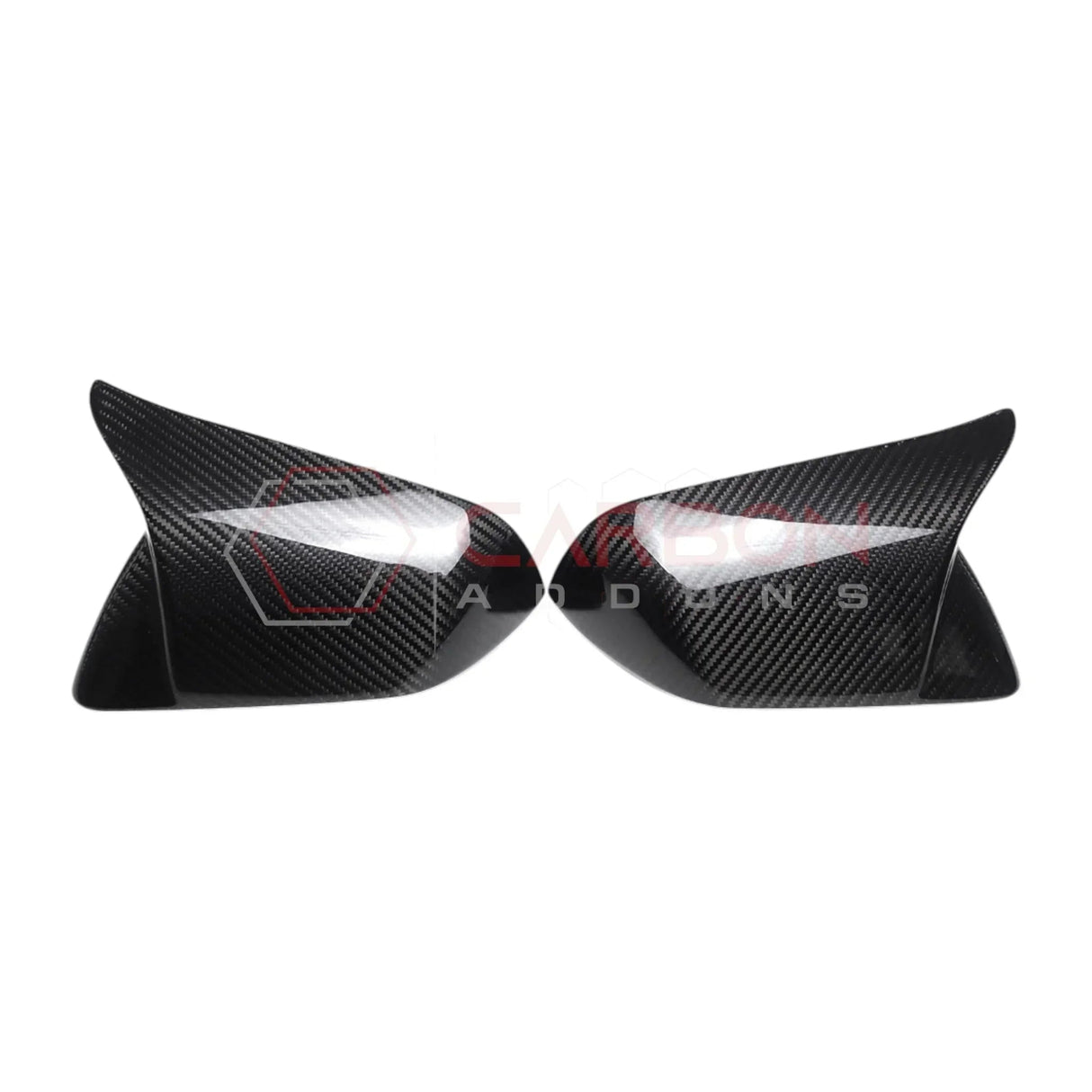 Exterior Carbon Fiber M Style Mirror Covers For Mustang 2015-2023