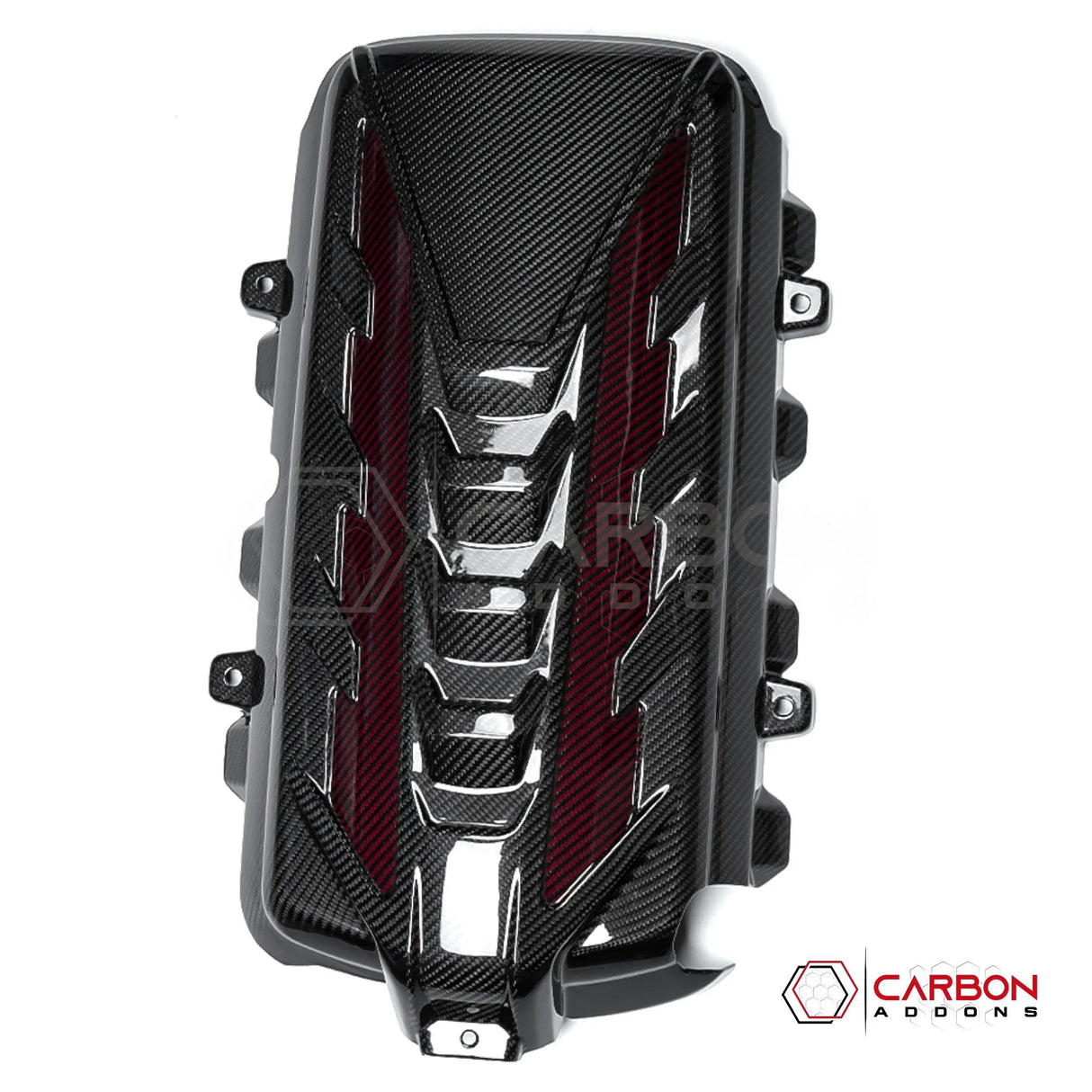 C8 Corvette Stingray Carbon Fiber Engine Cover | Direct OEM Replacement (2020–2024)