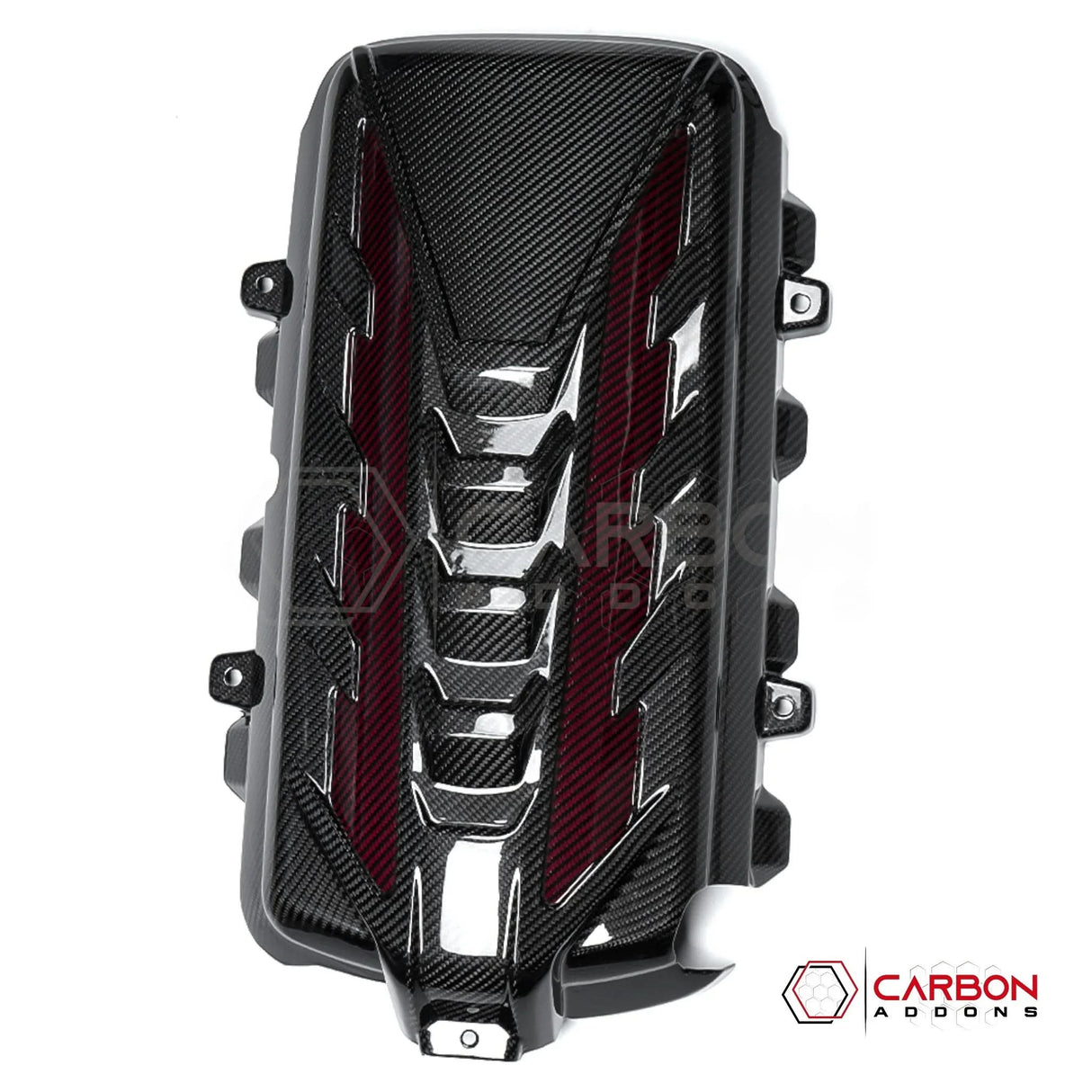 C8 Corvette Stingray Carbon Fiber Engine Cover | Direct OEM Replacement (2020–2026)