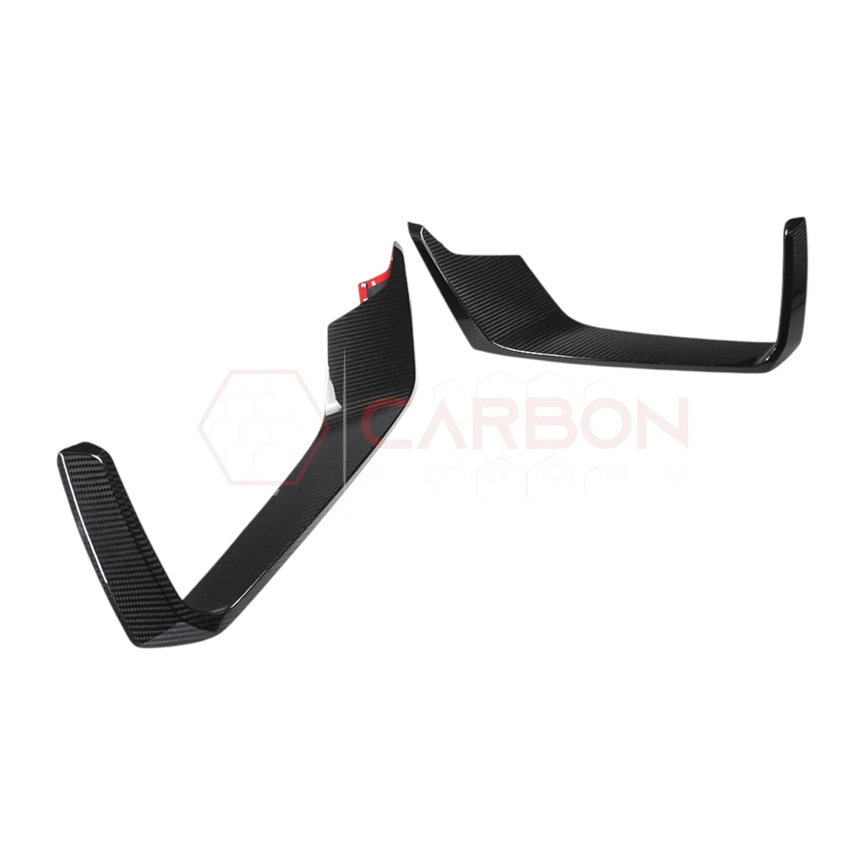 2024+ Mustang S650 Dark Horse Front Fog Light Lower Trim Real Carbon Fiber Cover