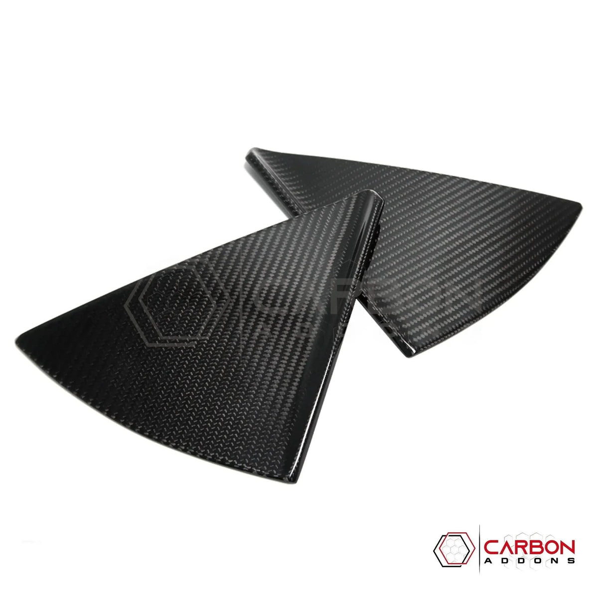 C8 Corvette Convertible Carbon Fiber B-Pillar Trim Covers | Exterior Upgrade (2020–2026)