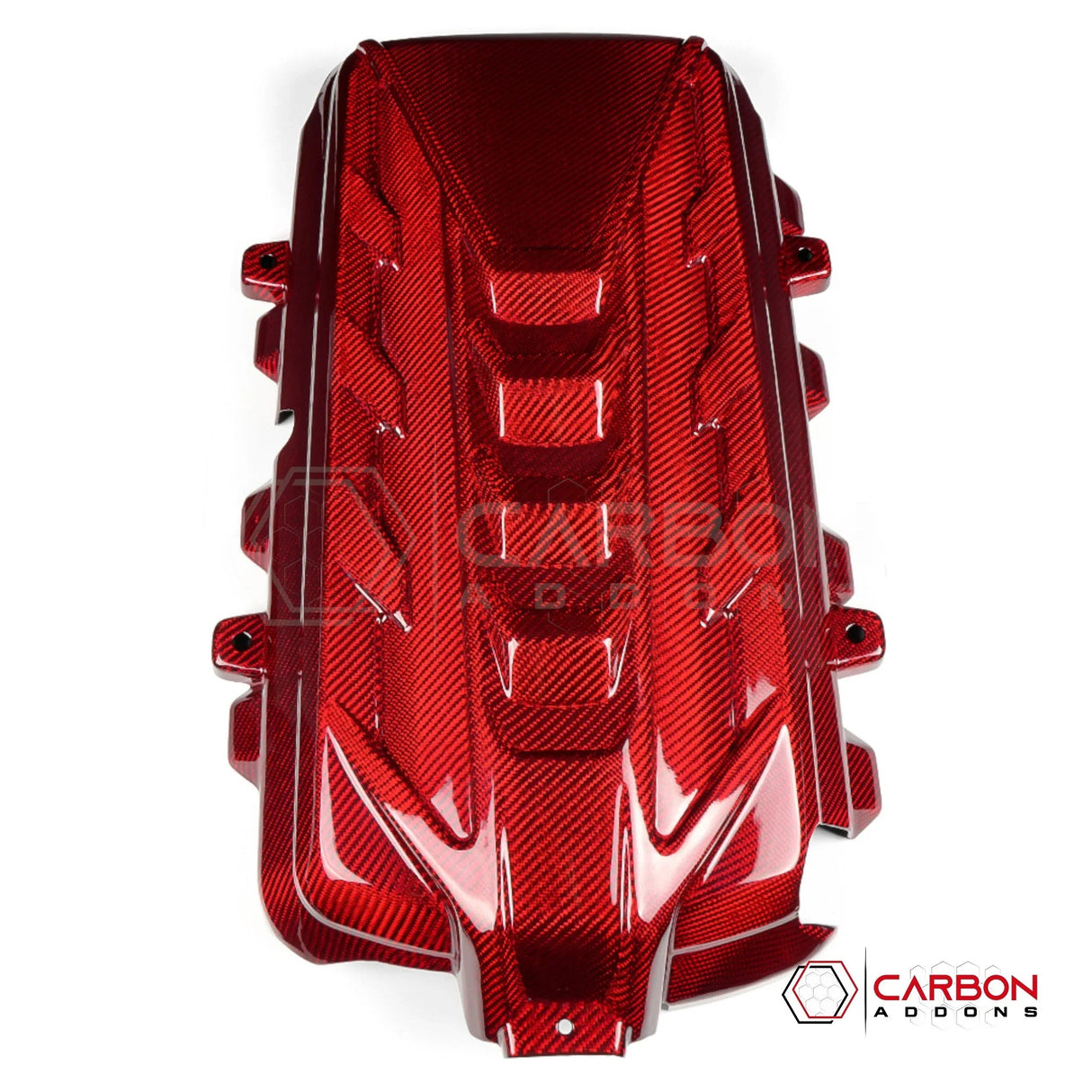 C8 Corvette Stingray Carbon Fiber Engine Cover | Direct OEM Replacement (2020–2024)