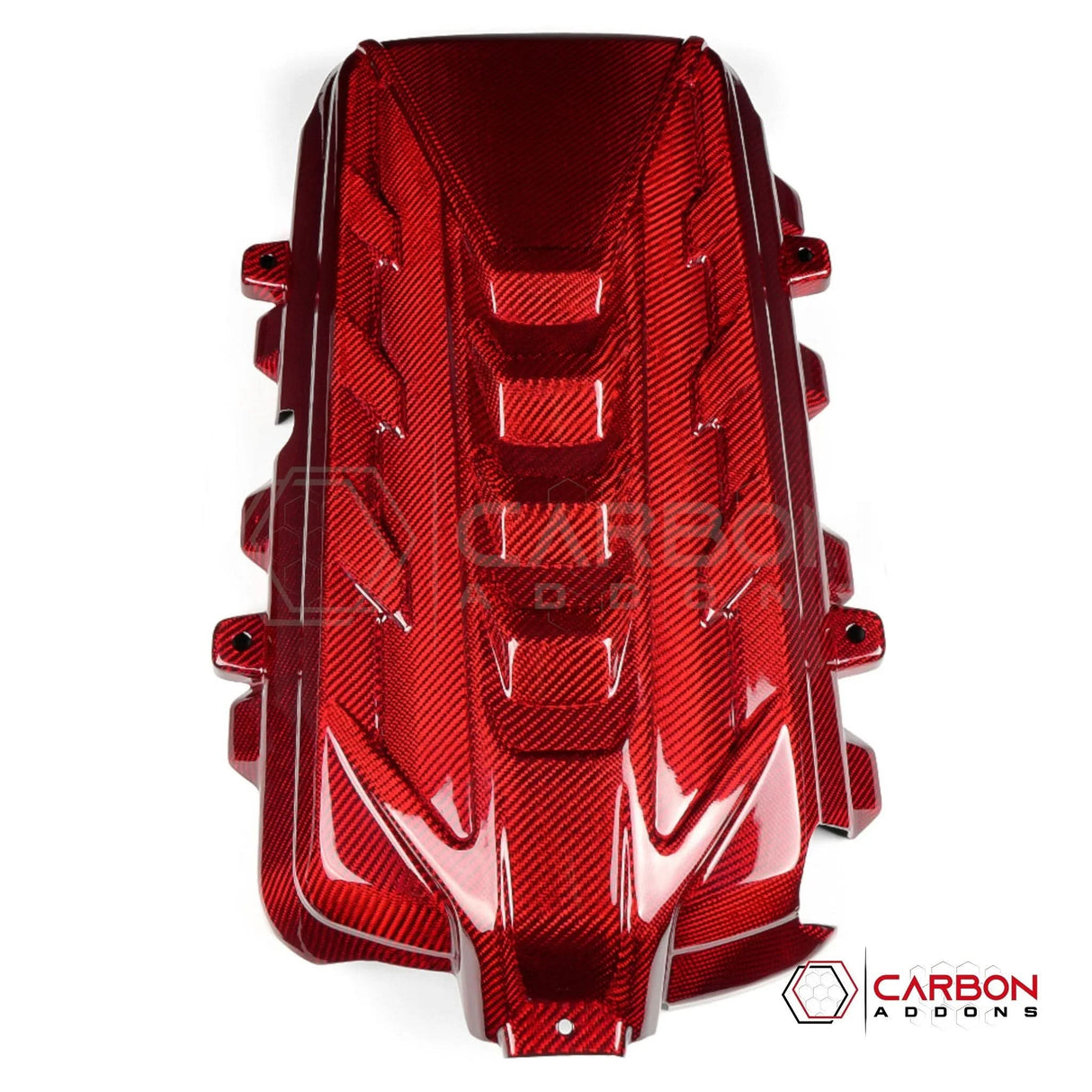 C8 Corvette Stingray Carbon Fiber Engine Cover | Direct OEM Replacement (2020–2026)