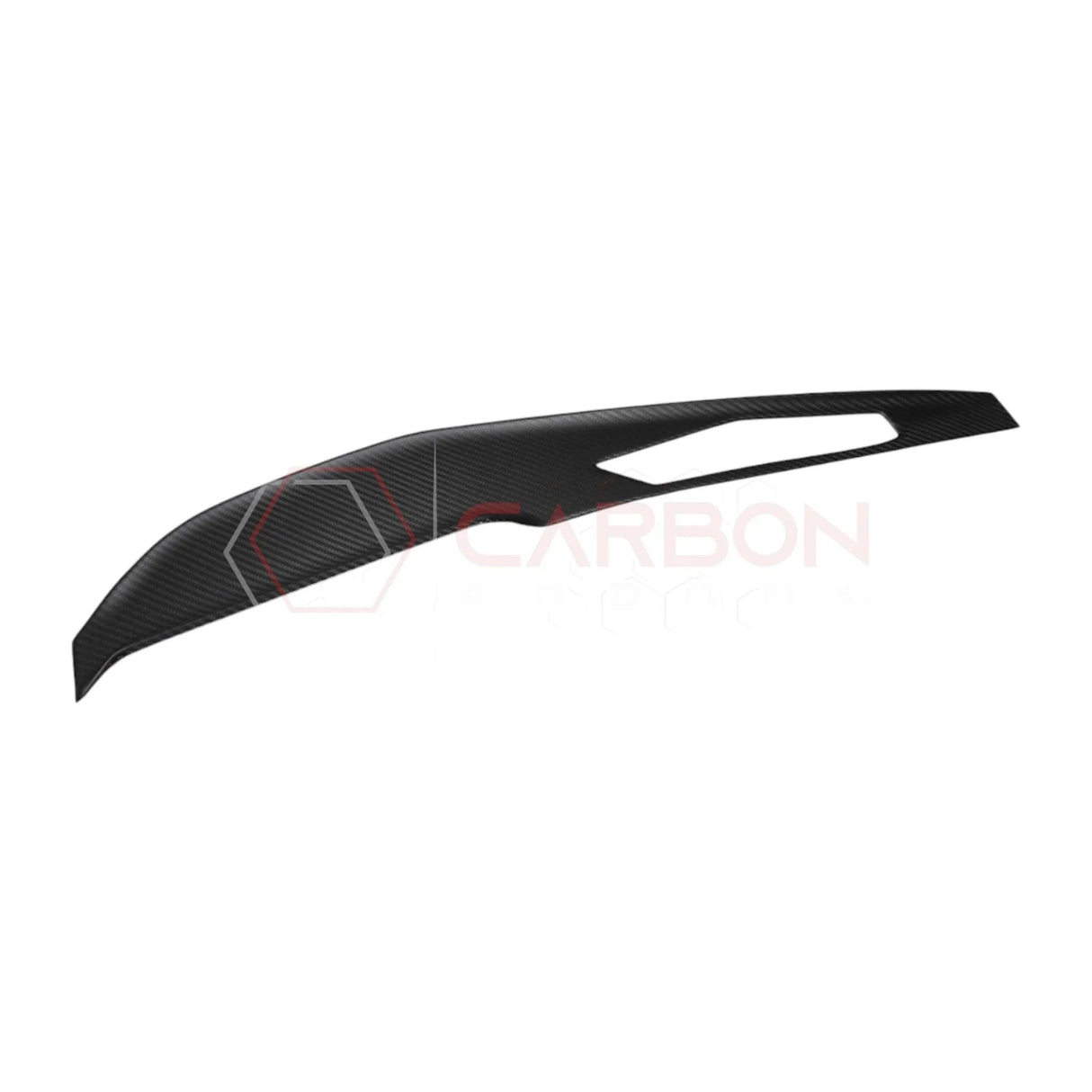 2024+ S650 Mustang Real Carbon Fiber Behind Screen Top Dash Trim Cover
