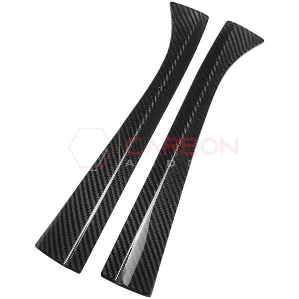 C8 Corvette Real Carbon Fiber Dashboard Side Trim Covers | Interior Upgrade (2020-2027)