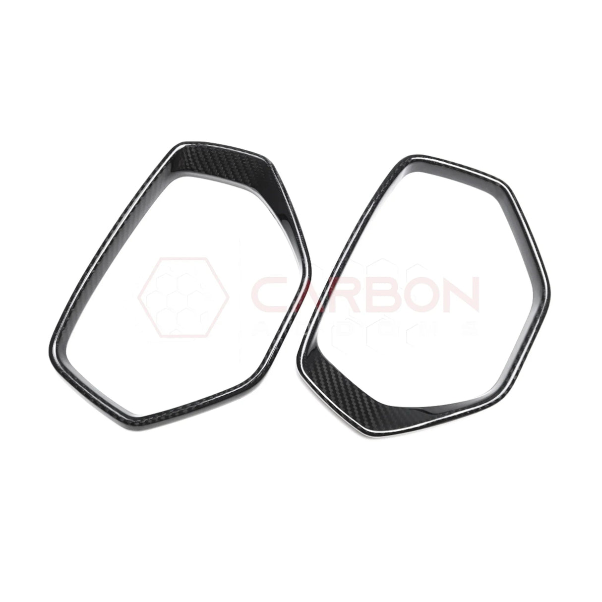 C8 Corvette Carbon Fiber Side Mirror Front Trim Cover (2020-2024)