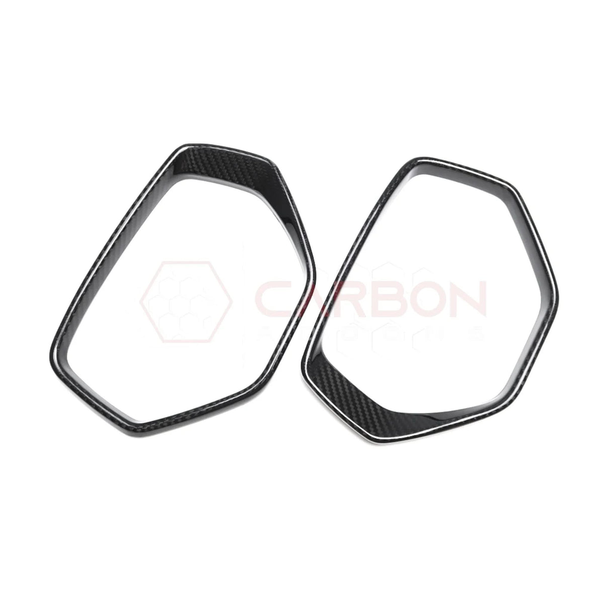 C8 Corvette Carbon Fiber Side Mirror Front Trim Cover (2020-2026)