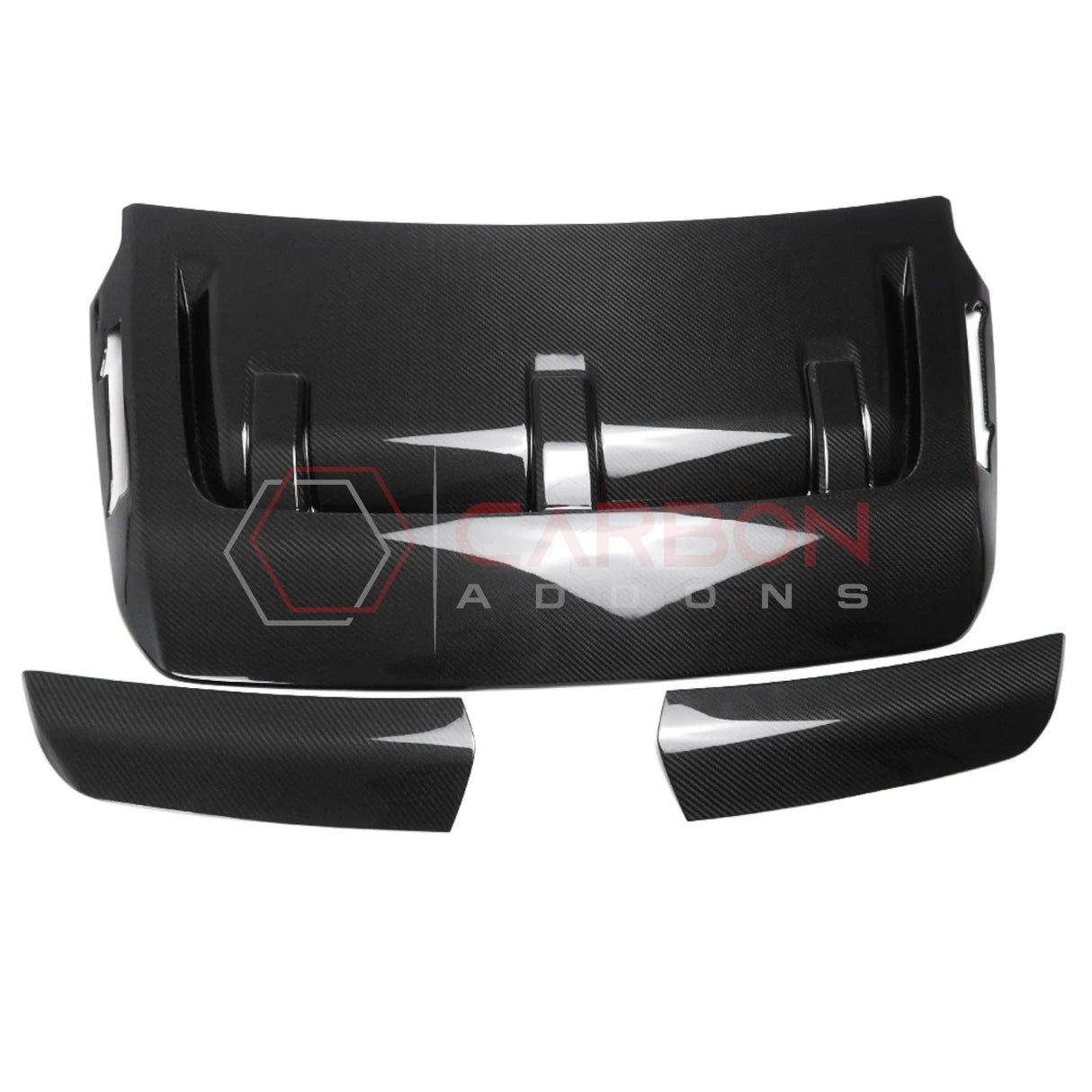 2021-Up Ford F-150 Raptor Carbon Fiber Hood Vent Cover | V6