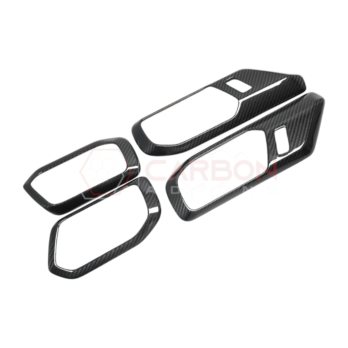 2021+ Bronco Real Carbon Fiber Interior Door Handle Trim Covers