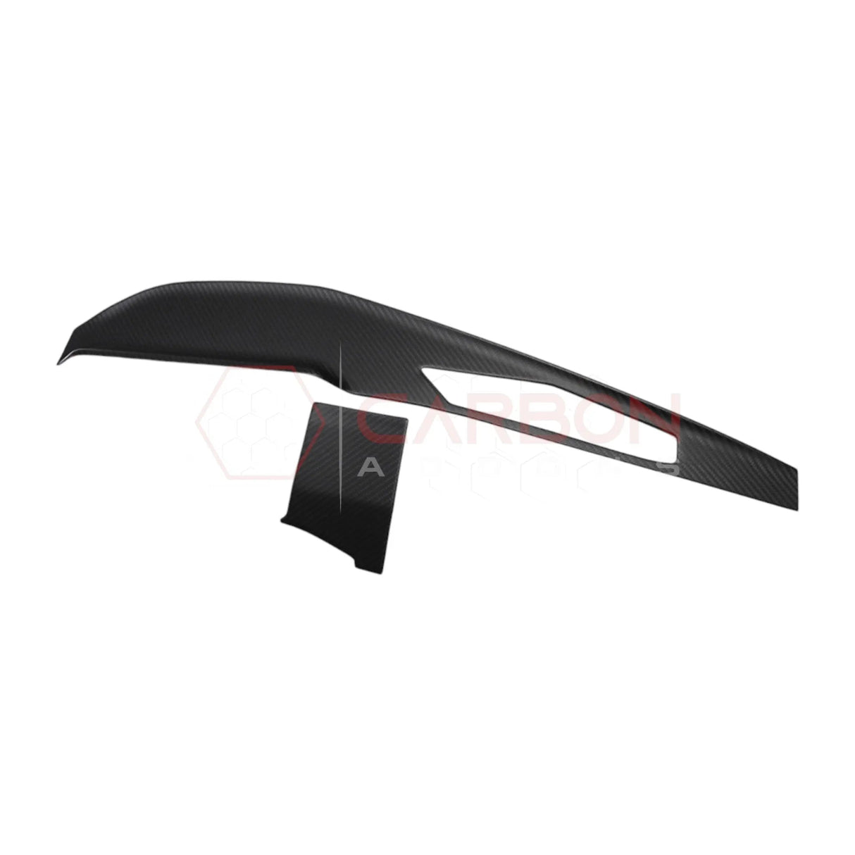 2024+ S650 Mustang Real Carbon Fiber Behind Screen Top Dash Trim Cover