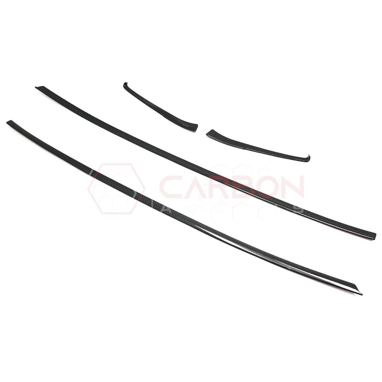 Carbon Fiber Side Window Sill Trim for Corvette C8 Stingray, Z51, Z06 (2020–2025) – Coupe or Convertible