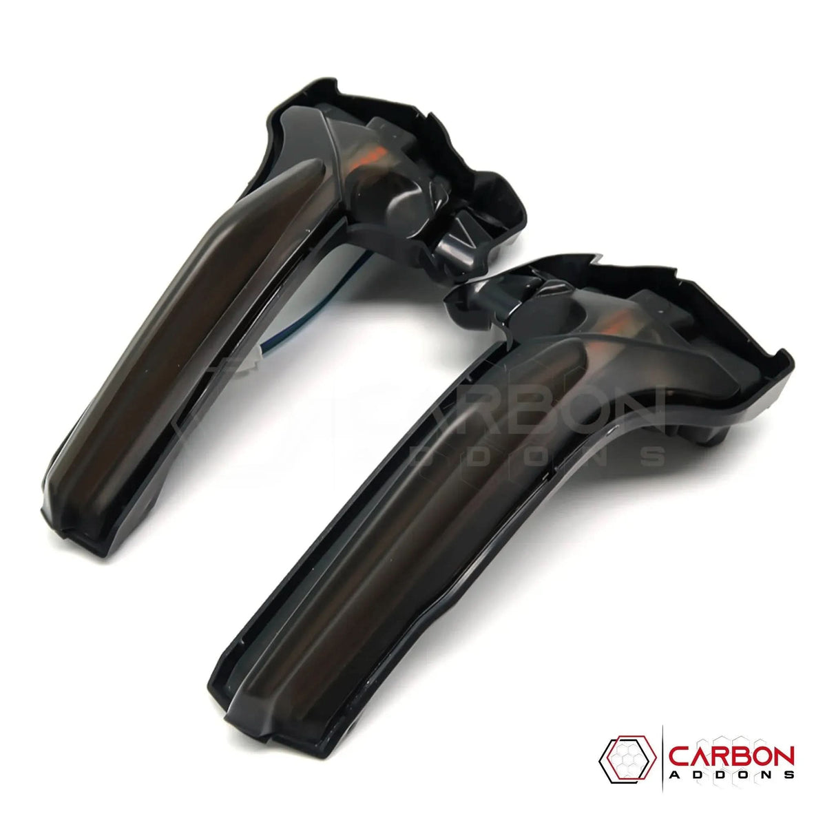 C8 Corvette Smoked Sequential LED Mirror Cap Turn Signals | Plug-and-Play Upgrade (2020–2026)