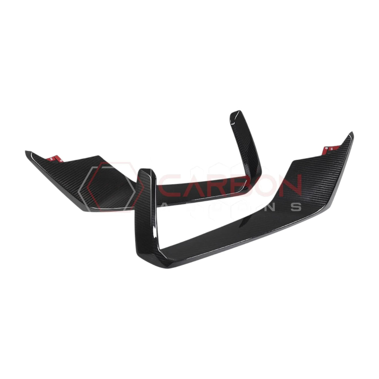 2024+ Mustang S650 Dark Horse Front Fog Light Lower Trim Real Carbon Fiber Cover